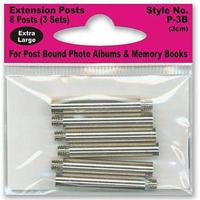 

Pioneer Photo Album Extra Long Extension Posts for all Post Bound Albums, Pack of 6