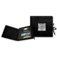 

Pioneer Photo Album Sewn 3-Ring 120 Pocket Photo Album, Holds 100 4x6" Photos and 20 5x7" or 6x8" Photos Box Color: Black
