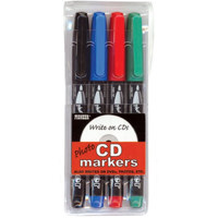 

Pioneer Photo Album Photo Cd Markers, Pack of Four in Green, Blue, Red and Black, Archival.