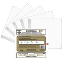 

Pioneer Photo Album Deluxe E-Z Load Scrapbook Refill Pages, 8x8", White (Pack of 5 Sheets)