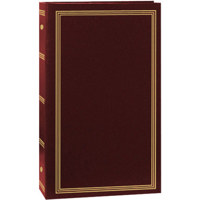 

Pioneer Photo Album Classic 3 Ring Photo Album with Solid Color Covers & Gold Trim, Holds 300 4x6" Photos, 3 Per Page. Color: Burgundy.