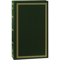 

Pioneer Photo Album Classic 3 Ring Photo Album with Solid Color Covers & Gold Trim, Holds 300 4x6" Photos, 3 Per Page. Color: Hunter Green.