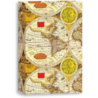 

Pioneer Photo Album Classic 3 Ring Photo Album, Holds 504 4x6" Photos, 3 Per Page, Color: Ancient World Map.