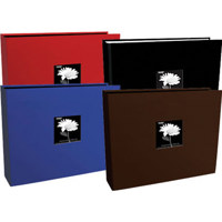 

Pioneer Photo Album Scrapbook Binder, 8x11" 3-Ring, Fabric Frame, Color: Cobalt Blue
