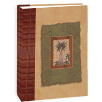 

Pioneer Photo Album Pioneer Book Style Bound Photo Album, Solid Color Scenic Covers with Gold Accents, Holds 208 4x6" Photos, 2 Per Page