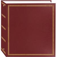 

Pioneer Photo Album Deluxe 3-Ring Album with 100 7-3/4x10-3/4" Magnetic Pages, Holds 5x7" Prints, Color: Burgundy.