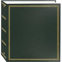 

Pioneer Photo Album Deluxe 3-Ring Album with 100 7-3/4x10-3/4" Magnetic Pages, Holds 5x7" Prints, Color: Hunter Green.