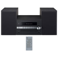 

Pioneer Electronics X-CM56 2-Channel 30W Wireless Bluetooth Mini Stereo System with Built-In CD Player and AM/FM Tuner, Black