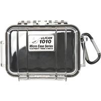 

Pelican 1010 Watertight Hard Micro Case with Rubber Liner - Clear / Black
