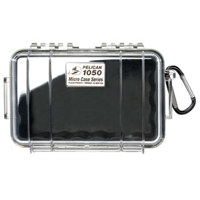 

Pelican 1050 Watertight Hard Micro Case with Rubber Liner - Clear/Black