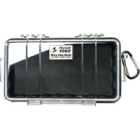 

Pelican 1060 Watertight Hard Micro Case with Rubber Liner - Clear with Black Liner