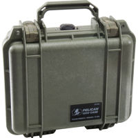 

Pelican 1200 Small Case without Foam, 2.93" Bottom Depth, Olive Drab Green