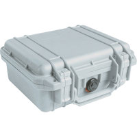 

Pelican 1200 Watertight Mini-S Hard Case With Foam Insert - Silver