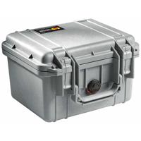 

Pelican 1300 Small Case without Foam, 4.93" Bottom Depth, Silver