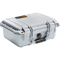 

Pelican 1400 Watertight Hard Case without Foam Insert - Silver