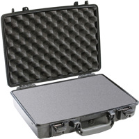 

Pelican 1470 Attache Style Small Computer Watertight Hard Case with Foam Insert - Black