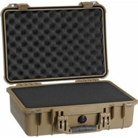 

Pelican 1500 Watertight Hard Case with Foam Insert - Desert Tan