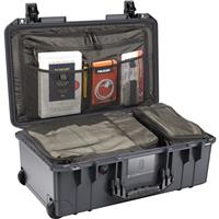 

Pelican 1535TRVL Wheeled Carry-On Air Travel Case with Lid Organizer and Packing Cubes, Charcoal