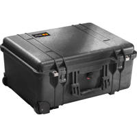 

Pelican 1560 Watertight Hard Case without Foam Insert, with Wheels - Charcoal Black