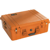 

Pelican 1600 Watertight Hard Case with Foam insert - Orange