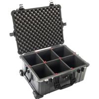 

Pelican 1610 Watertight Hard Case with TrekPak Divider System, Black