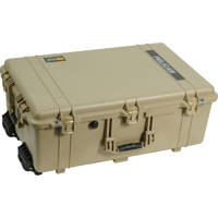 

Pelican 1650 Watertight Wheeled Hard Case without Foam insert - Desert Tan