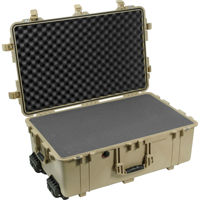 

Pelican 1650 Watertight Wheeled Hard Case with Foam Insert - Desert Tan