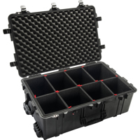 

Pelican 1650 Watertight Wheeled Hard Case with TrekPak Divider System, Black