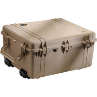 

Pelican 1690 Watertight Hard Case with Cubed Foam & Wheels - Desert Tan