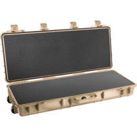 

Pelican 1700 Travel Vault II Watertight Weapons Case with Foam Insert & Wheels - Desert Tan