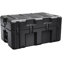

Pelican AL3018-0905 Single Hinged Lid Trunk without Foam, 9.37" Bottom Depth, Black