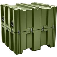 

Pelican AL3834-1617 Single Hinged Lid Trunk with Foam, 15.75" Bottom Depth, Olive Drab Green
