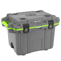 

Pelican 50QT Elite Cooler, Hand Carry, Dark Gray/Green