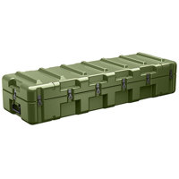 

Pelican AL5616-0604 Single Hinged Lid Trunk with Foam, 5.87" Bottom Depth, Olive Drab Green