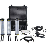 

Pelican 9500 Shelter Lighting System, Includes 3x Red/White LED Light Heads, Universal AC Power Supply, 6000 White LED Lumens,