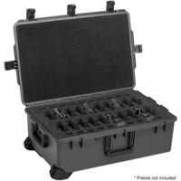 

Pelican iM2950 472 Hard Case with Wheels & Custom Foam for 20x Beretta M9 Pistol, Black