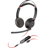 

Plantronics Blackwire 5220 USB Type-C Stereo Headset with Noise-Canceling Microphone