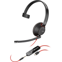 

Plantronics Blackwire 5210 USB Type-C Monaural On-Ear Headset with Mic
