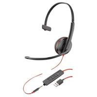 

Plantronics Blackwire C3215 USB Type-A Corded Monaural UC Headset with Microphone, Vending Machine Packaging