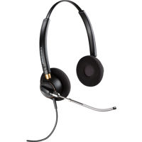 

Plantronics EncorePro HW520V Binaural Voice Tube Headset with Noise-Canceling Microphone