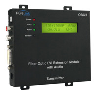

PureLink HDTools DVI + Analog/Digital Audio to 4 LC Fiber Optic Full HD Transmitter, 25-165MHz