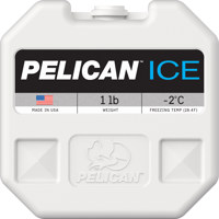 

Pelican 1 Lb Reusable Ice Pack for Coolers, White Container