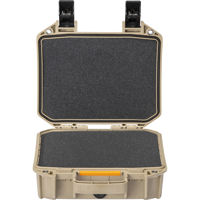 

Pelican V100 Vault Small Firearm Case with Foam for One Handgun, Tan