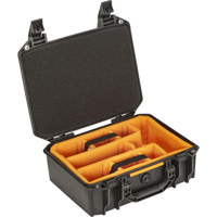 

Pelican Vault V200 Medium Case with Lid Foam and Dividers, Black