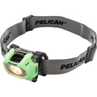 

Pelican 2750CC Correct Color Gen 3 LED Headlamp, 183 Lumens, Photoluminescent Green, AAA Battery Power