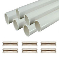 

CobraCrane Complete Track Kit for Tracking Dolly, Includes 6x 5' PVC Track Length, 4x PVC Track Connectors