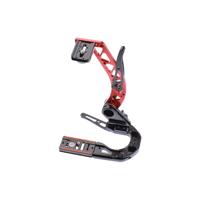 

ProMediaGear BBGv2 Boomerang Flash Bracket with Universal QR Plate for Tall Cameras, Red