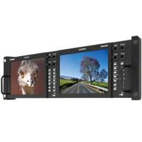 

POSTIUM PRM-702A 800x480 7" Multi Format Dual LCD Rack Monitor, 3RU