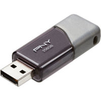 

PNY Technologies Elite Turbo Attache 3 256GB USB 3.0 Flash Drive, Silver
