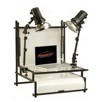 

Photogenic 2-Light WEB Studio Strobe Kit, with 2 AKC 160 Constant Color Monolights, 2 Swivel Light Brackets, and 1 TST24 24" Shooting Table (AK50WK)